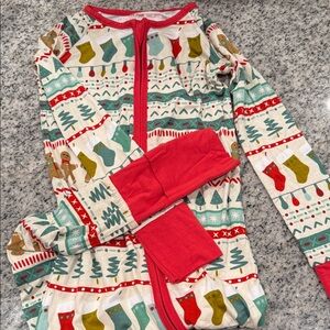 Little Sleepies Festive Fair Isle Zippy 3T